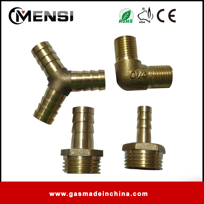 Brass gas pipe connectors / gas pipe fittings / gas hose connecter
